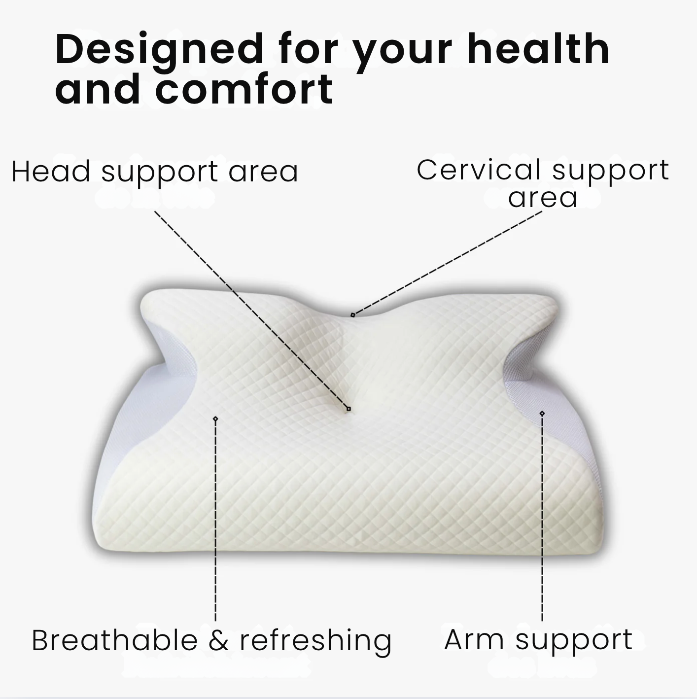 Cervical Harmony Neck Pillow - Restorative Sleep Redefined