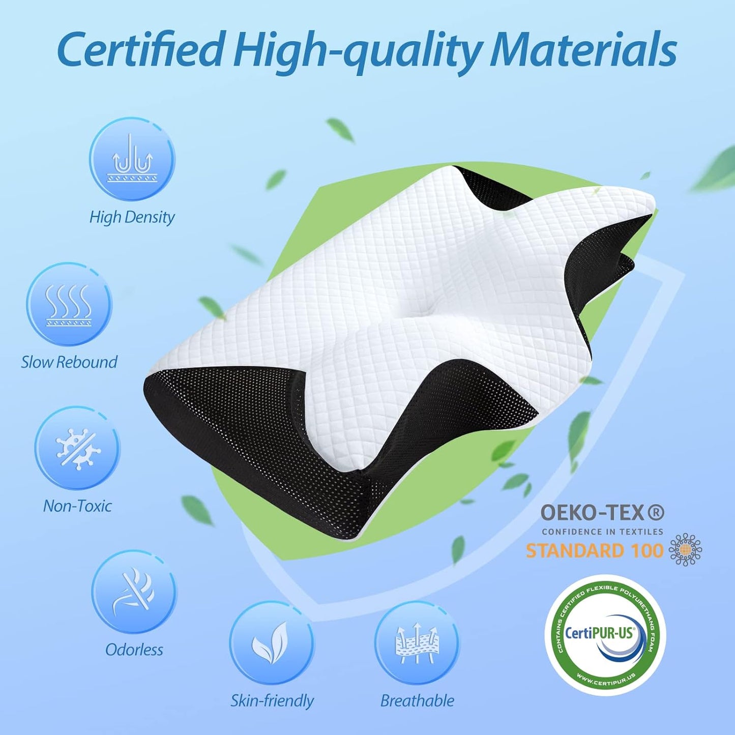 Cervical Harmony Neck Pillow - Restorative Sleep Redefined
