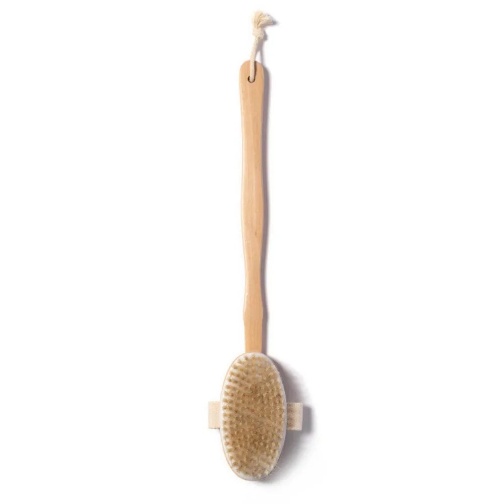 Wooden Detachable Long Handle Bath Brush