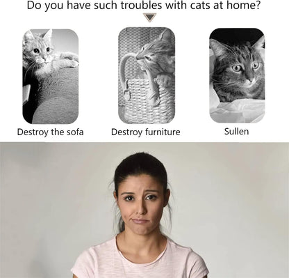 360° Cat Scratcher Toy with Ball Track